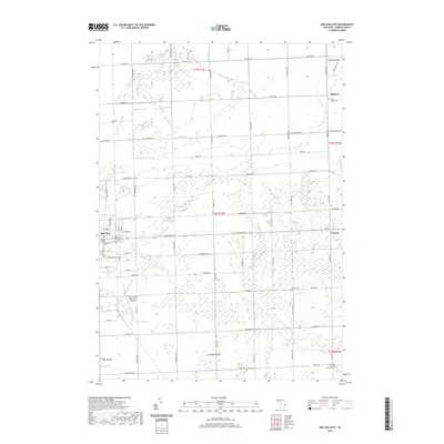 2019 Map of Bad Axe East, 2019 Print