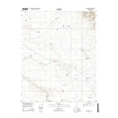 2014 Map of Bad Bug Butte, 2014 Print