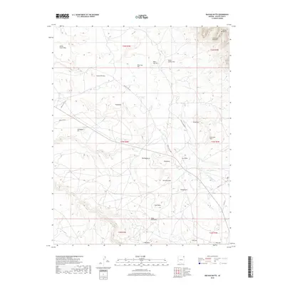 2018 Map of Bad Bug Butte, 2018 Print