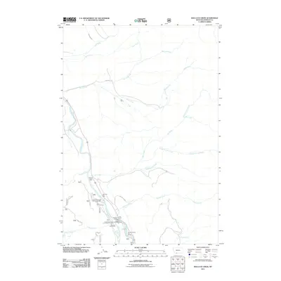 2011 Map of Bad Luck Creek, 2011 Print