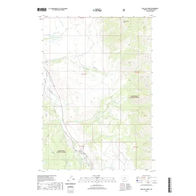 2020 Map of Bad Luck Creek, 2020 Print