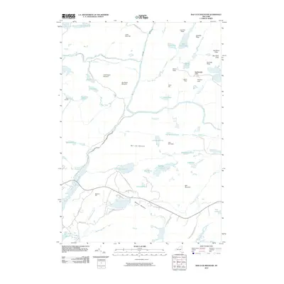 2010 Map of Bad Luck Mountain, 2010 Print