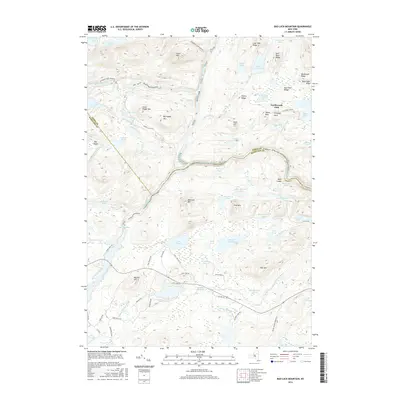 2016 Map of Bad Luck Mountain, 2016 Print