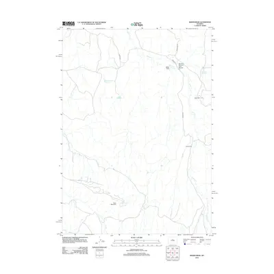 2012 Map of Bader Draw, 2012 Print