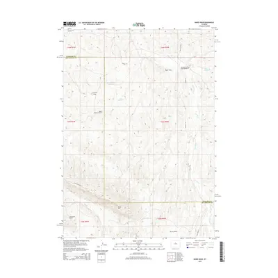 2015 Map of Bader Draw, 2015 Print