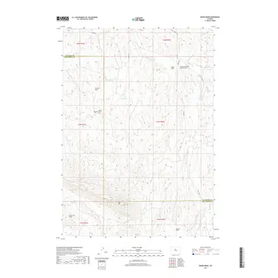 2017 Map of Bader Draw, 2017 Print