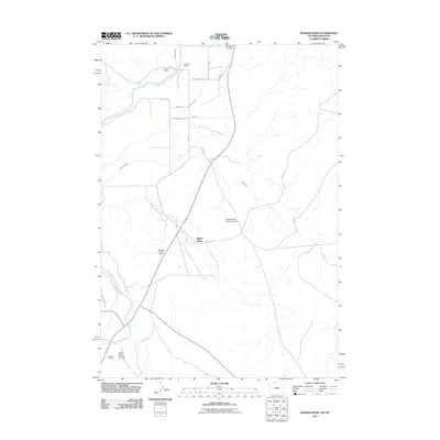 2011 Map of Badger Basin, 2011 Print