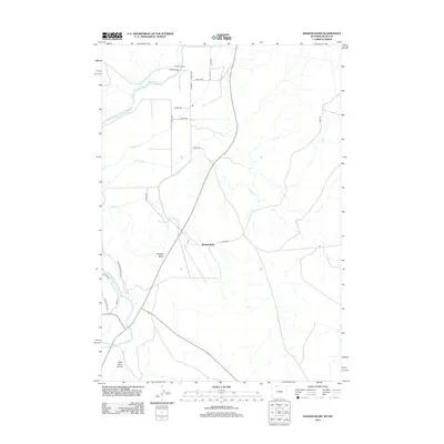 2012 Map of Badger Basin, 2012 Print