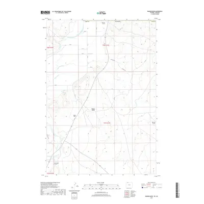 2017 Map of Badger Basin, 2017 Print