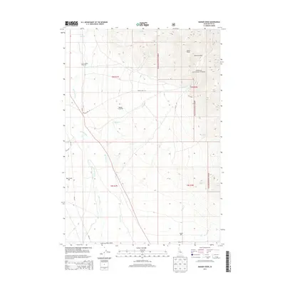 2013 Map of Badger Creek, 2013 Print