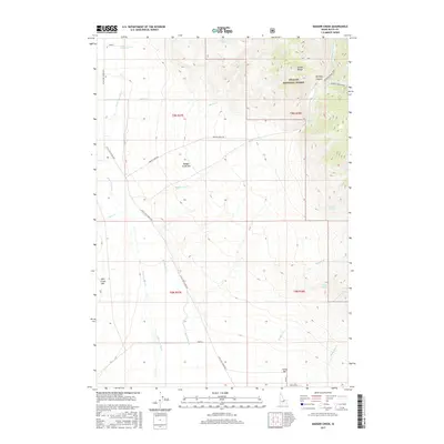 2017 Map of Badger Creek, 2017 Print