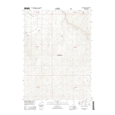 2014 Map of Badger Creek, 2014 Print