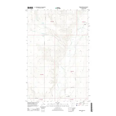 2014 Map of Badger Creek, 2014 Print