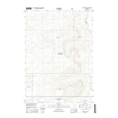 2015 Map of Badger Creek, 2015 Print