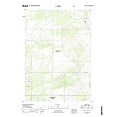 2017 Map of Badger Creek, 2017 Print