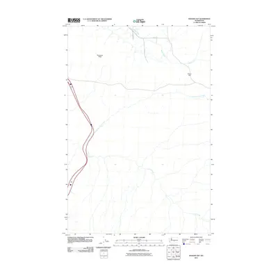 2011 Map of Badger Gap, 2011 Print