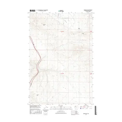 2017 Map of Badger Gap, 2017 Print
