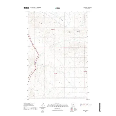 2020 Map of Badger Gap, 2020 Print