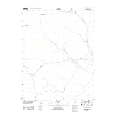 2012 Map of Badger Gulch, 2012 Print