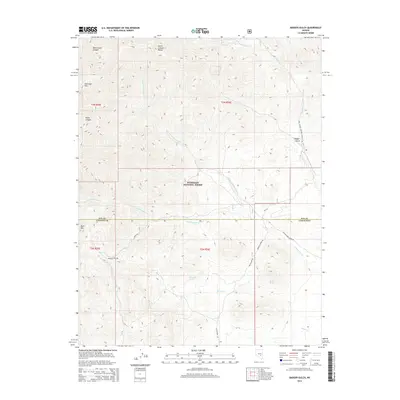 2014 Map of Badger Gulch, 2014 Print