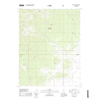 2018 Map of Badger Gulch, 2018 Print