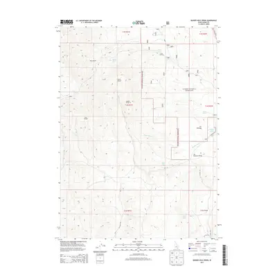 2013 Map of Badger Hole Spring, 2013 Print