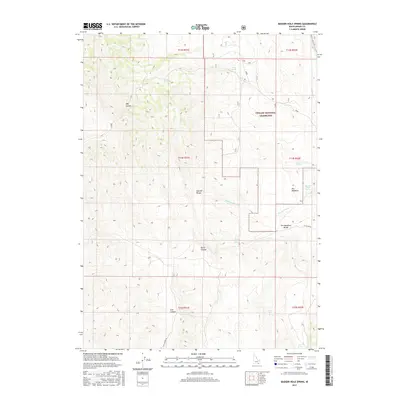 2017 Map of Badger Hole Spring, 2017 Print