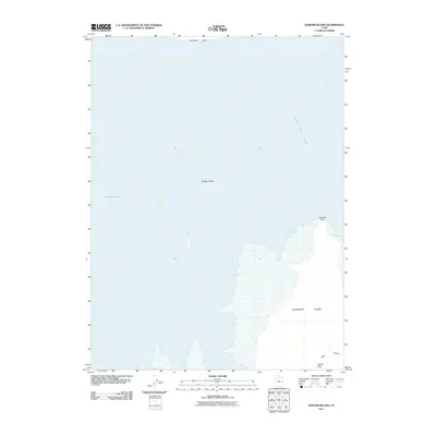 2011 Map of Badger Island, 2011 Print
