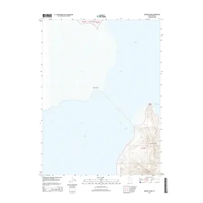 2014 Map of Badger Island, 2014 Print