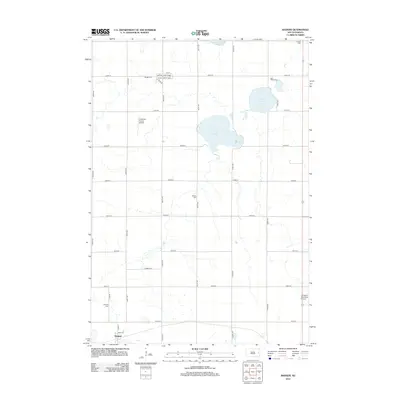 2012 Map of Badger, 2012 Print