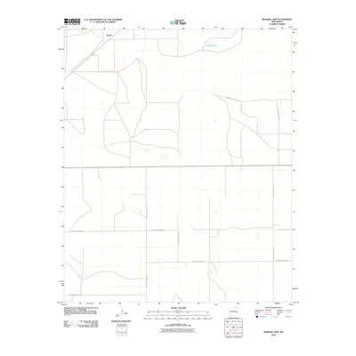 2010 Map of Badger Lake, 2010 Print