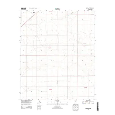 2013 Map of Badger Lake, 2013 Print