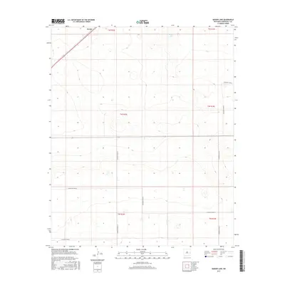 2017 Map of Badger Lake, 2017 Print