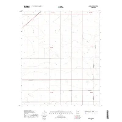 2020 Map of Badger Lake, 2020 Print