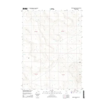 2015 Map of Badger Mountain NW, 2015 Print