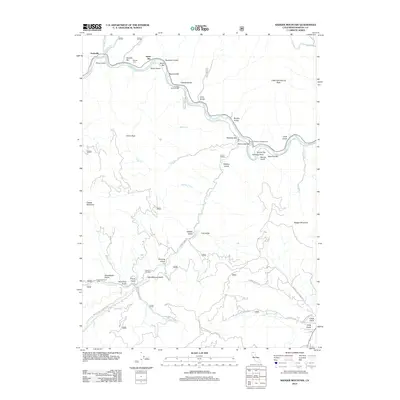 2012 Map of Badger Mountain, 2012 Print