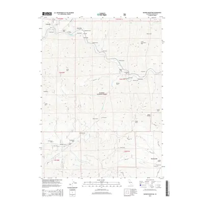 2015 Map of Badger Mountain, 2015 Print
