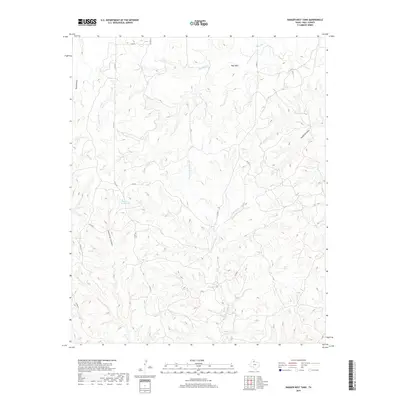 2019 Map of Badger Nest Tank, 2019 Print