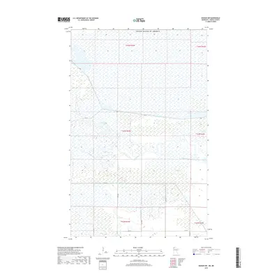 2019 Map of Badger NW, 2019 Print