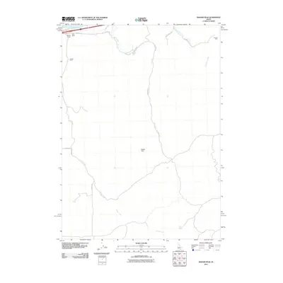 2010 Map of Badger Peak, 2010 Print
