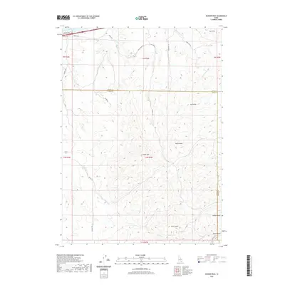 2020 Map of Badger Peak, 2020 Print