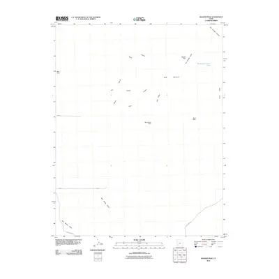 2010 Map of Badger Peak, 2010 Print