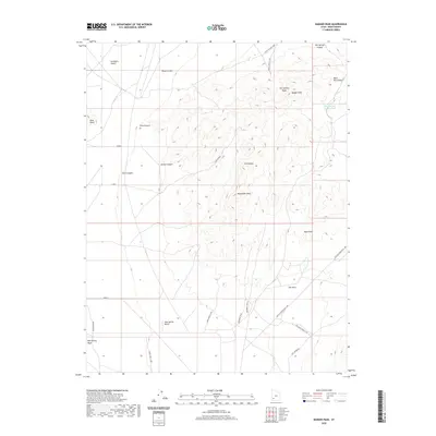 2020 Map of Badger Peak, 2020 Print