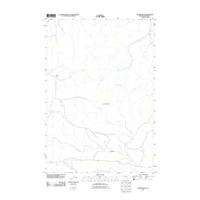 2011 Map of Badger Peak, 2011 Print