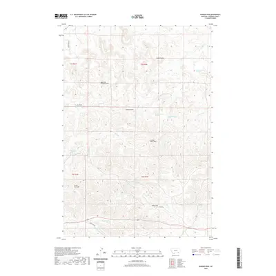 2020 Map of Badger Peak, 2020 Print