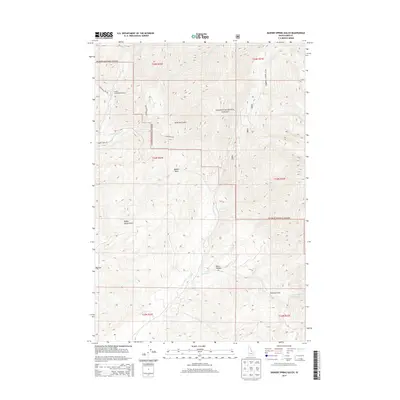 2013 Map of Badger Spring Gulch, 2013 Print