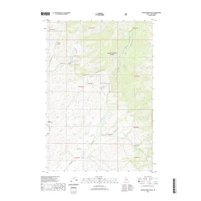 2020 Map of Badger Spring Gulch, 2020 Print