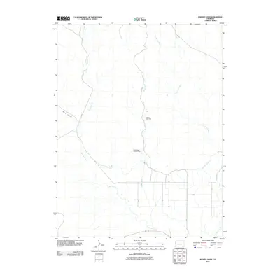 2010 Map of Badger Wash, 2010 Print