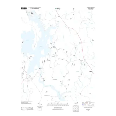 2013 Map of Badin, 2013 Print