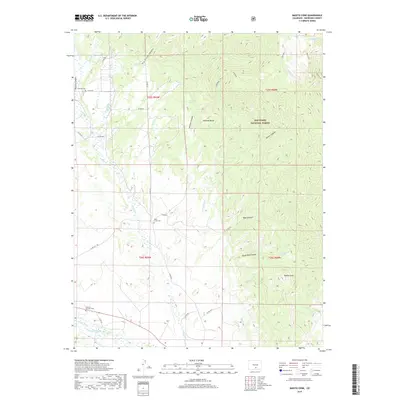 2019 Map of Badito Cone, 2019 Print
